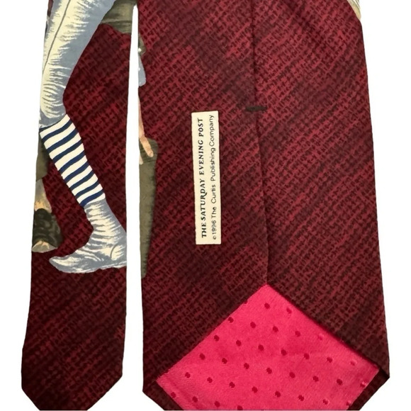 3 Norman Rockwell Ties 1990s - Picture 7 of 14